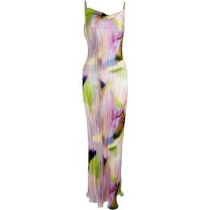 Cowl Neck Dress Sexy Strap Shoulder Pleated Maxi Dresses Summer Wedding Guest